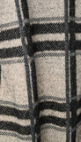 Jacquard Plaid Hooded Jacket