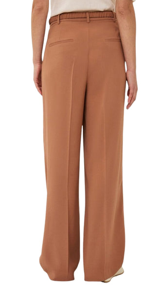 Pleated Crepe Trouser