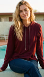Rhinestone Crossoveer Hoodie