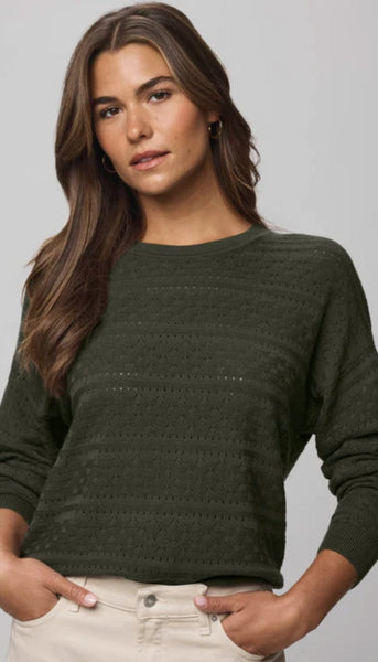 Georgie Pointelle Sweater