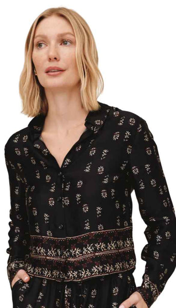 Long Sleeve Crop Shirt