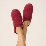 Slide-Cozy Chenille Cable Knit