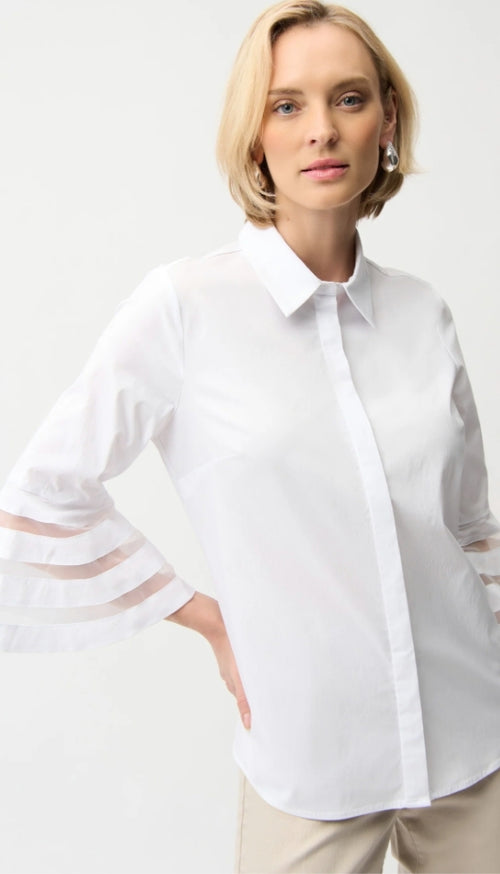 Poplin Straight Blouse