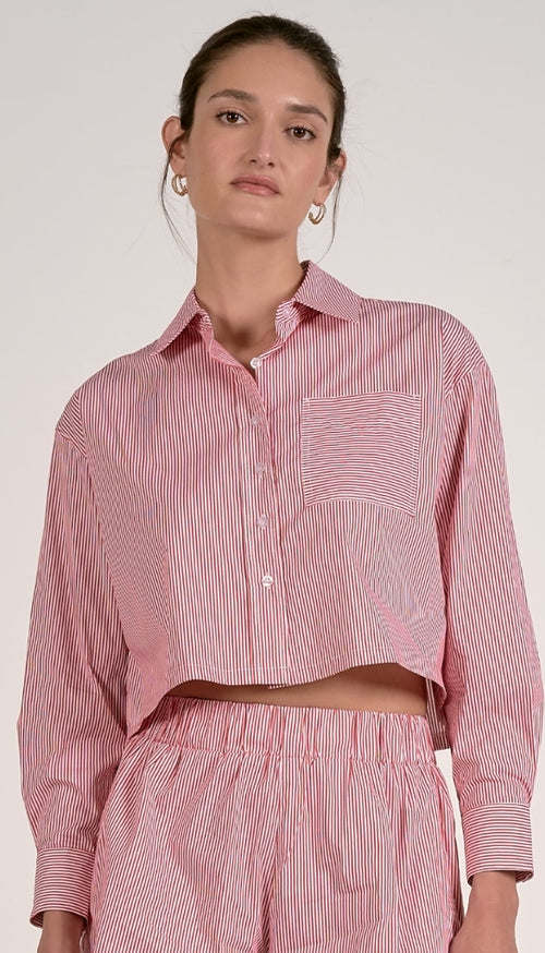 Button Down Cop Top