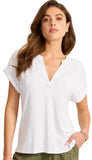 Kauai Split Neck Short Sleeve