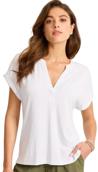 Kauai Split Neck Short Sleeve