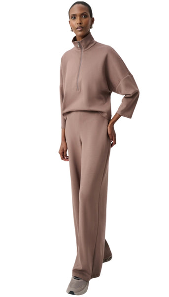 Mock Neck Wide Leg Jumpsuit
