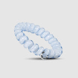 Large Hair Tie-Washed Denim