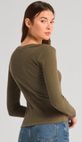 Sirena Rib Long Sleeve Tee