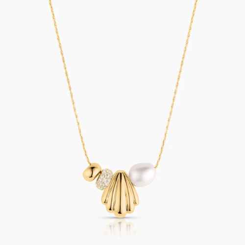 Lina Shell Bead Necklace