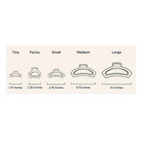 Open medium hair clip-Mulberry