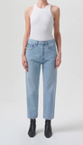 90'S Crop-Mid Rise Loose Straight - Reputation