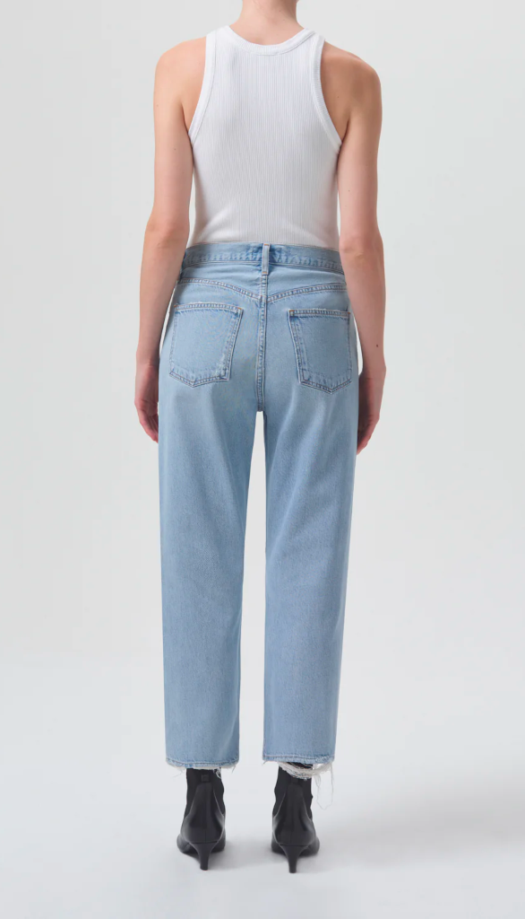 90'S Crop-Mid Rise Loose Straight - Reputation