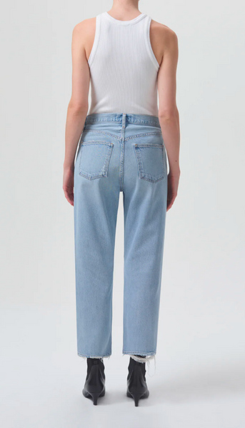 90'S Crop-Mid Rise Loose Straight - Reputation