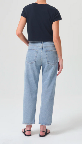 90'S Crop-Mid Rise Loose Straight - Replica