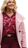 Lofty Chic Funnel Neck Jacket