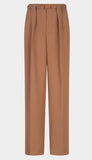 Pleated Crepe Trouser