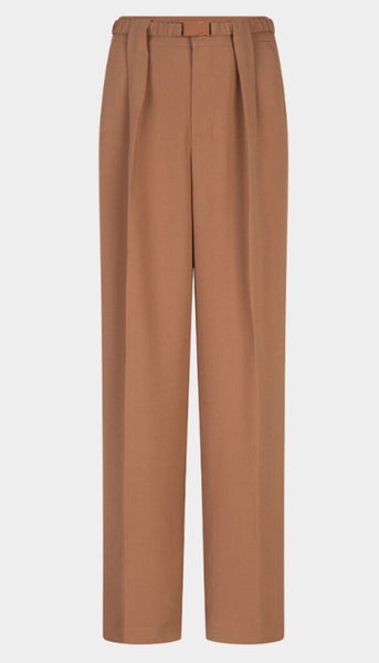 Pleated Crepe Trouser