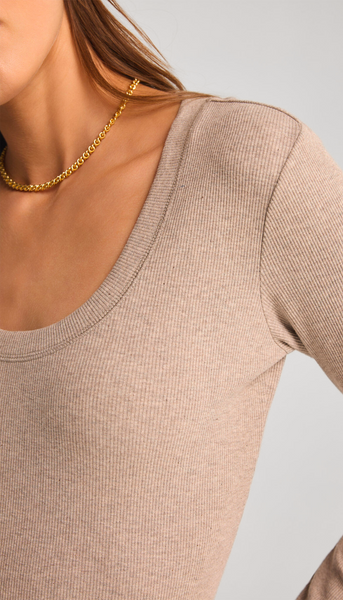 Sirena Rib Long Sleeve Tee