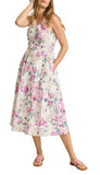 Floral Gardens Sleeveless Midi Dress