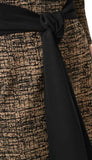 Abstract Jacquard Knit Sheath