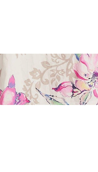 Floral Gardens Sleeveless Midi Dress