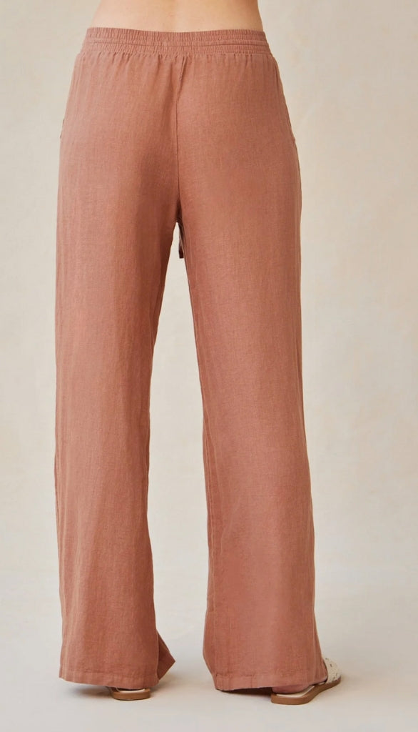 Side Slit Wide Leg Pant
