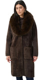 Detachable Faux Fur Shawl Collar