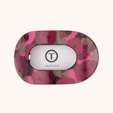 Medium flat round clip-Garden Glam