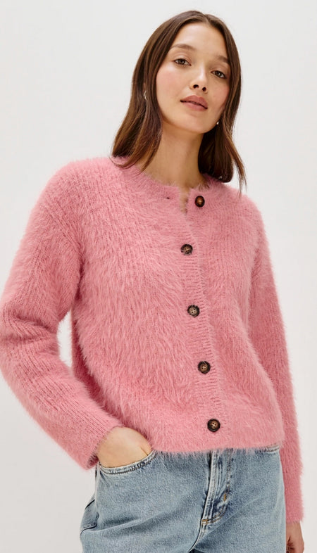 Long Sleeve Mock Neck Sweater With Sequins