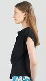 Drape Neck With Loop Front Detail