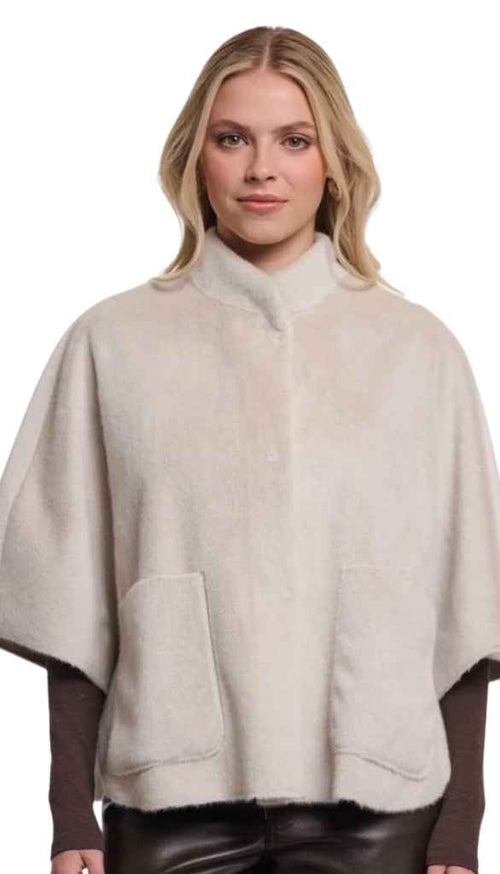Faux Fur Cape