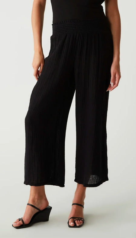Blouson Sleeve Tie Front Top