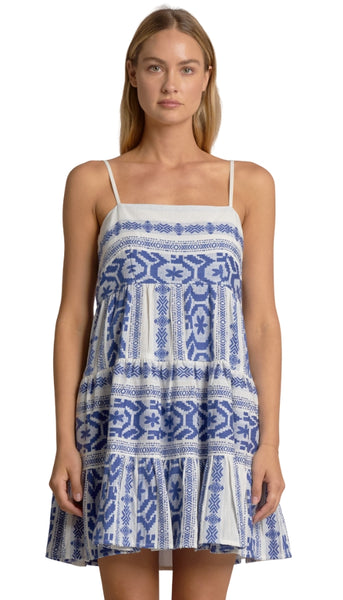 Spaghetti Straps Tiered Dress