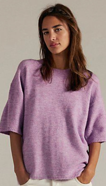 Tibi Scoop Mesh Sweater