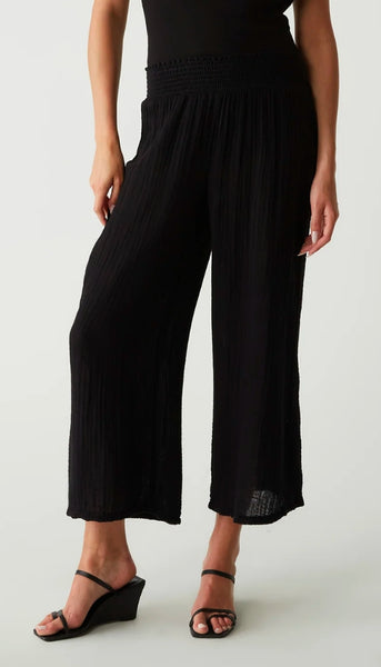 Medina Smocked Waist Crop Pant