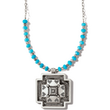 Mosaic Paseo Bead Cross Necklace