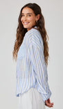 Contrast Pocket Boyfriend Top