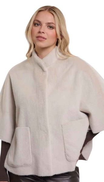 Faux Fur Cape