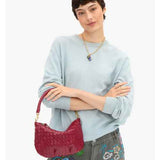 Petite Moyen Messenger-Medium Woven Diagonal