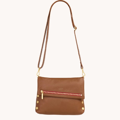 VIP Medium-Brush Gold ,Red Zip