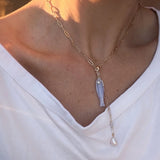 Fortuna Blue Lace Fish Charm