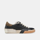 Zina Plush-Sneaker - Zina2 - Black Multi Woven