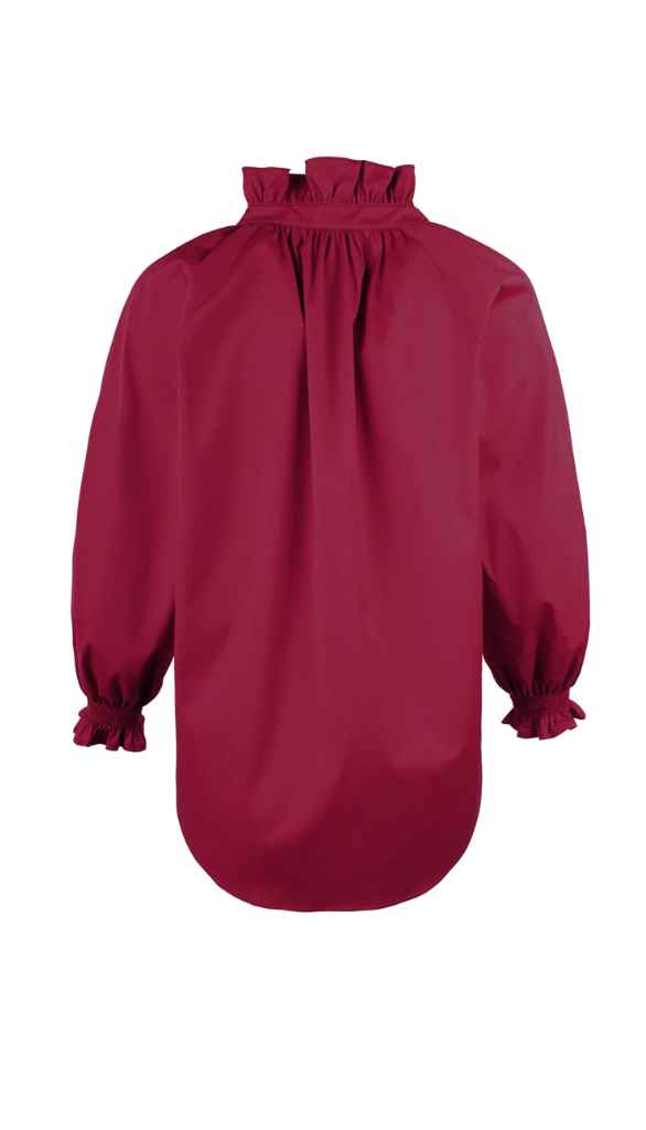 Fiona Shirt Solid Silky Poplin