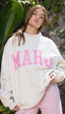 Mahj & Bam Mock Neck Sweatshirt-Reversible