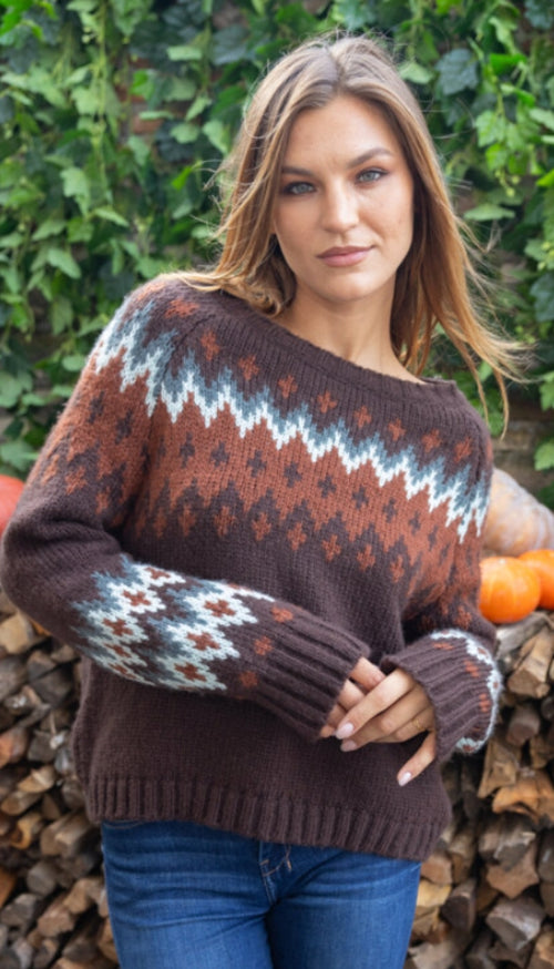 Jaxon Fair Isle Raglan