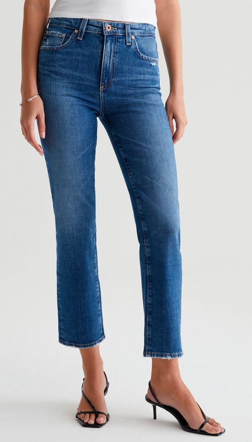 Saige Crop-High Rise Straight