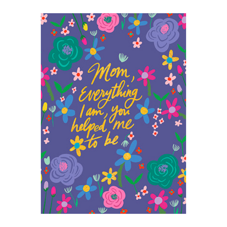 Queenbee & Flowers Mother's Day Card