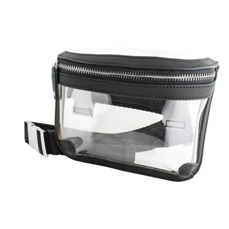 Jessica Clear Stadium Bag - Black