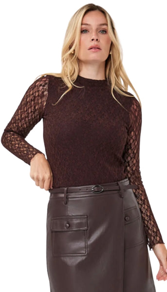 Long Sleeve Lace Top